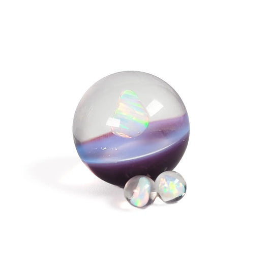Purple Opal Terp Slurper Marble Set