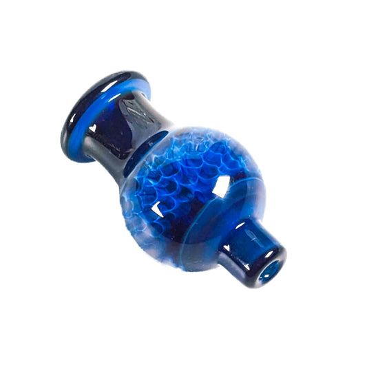 Blue Honeycomb - Glass Carb Cap