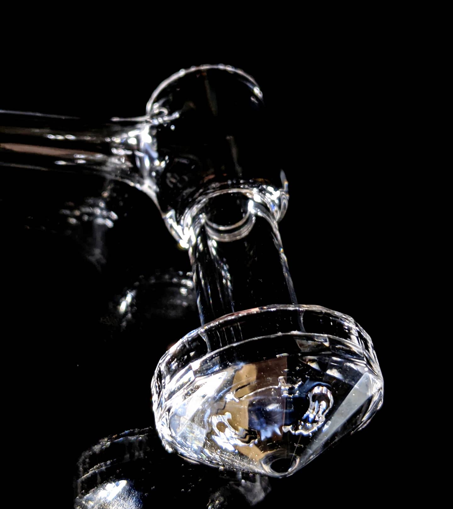 Terp Slurper with Diamond Faceted Bottom | Quartz Banger