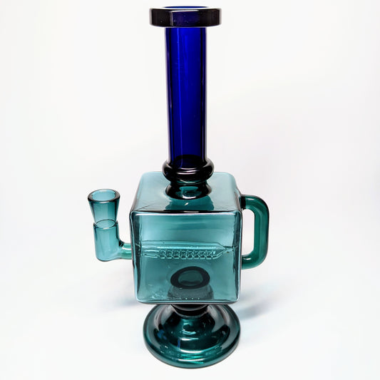SE Cube Teapot Inline Glass Rig